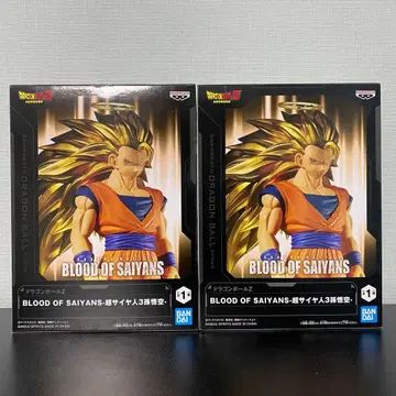 드래곤볼 BLOOD OF SAIYANS 초사이어인3 피규어 2개