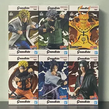 NARUTO Grandista 피규어 6체 세트