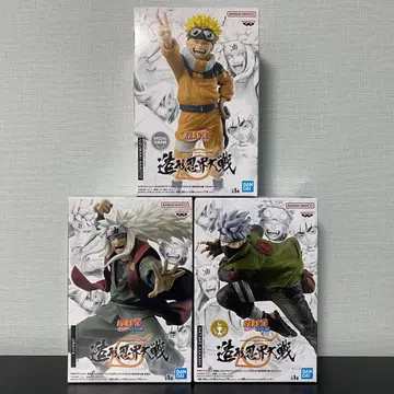 NARUTO 조형인회대전 피규어 3체 세트 나루토 카카시 지라이야