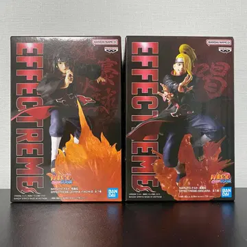 NARUTO EFFECTREME 우치하 이타치 데이다라 피규어 세트