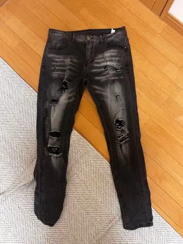 uk us drip drill 데미지 스키니 데님