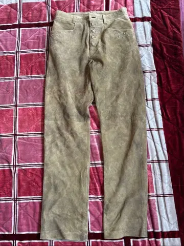 LEKRA 스웨이드 베이지 팬츠 46