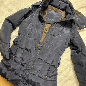 ZARA BASIC 네이비 다운 자켓