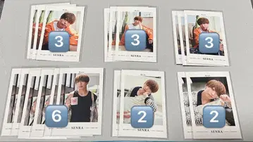 센라 폴라로이드 미니 포토 카드 Brun 27장 세트