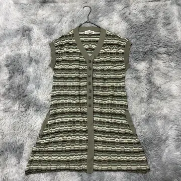 [ GIANNI LO GIUDICE ] 슬리브리스 튜닉 그린 S 사이즈