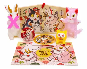 소프비 코나츠야 네고라 오타노시미 세트 네코다루마 핑크 코나츠