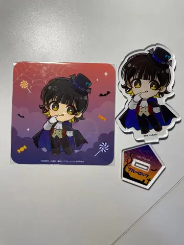 블루 록 하치라쿠 메구루 뱀파이어 아크릴 스탠드 코스터