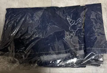 유니콘 자수 데님 팬츠 다크 블루