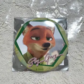 레어 디즈니 주토피아 닉 스탠드 부착 캔뱃지 100mm 1