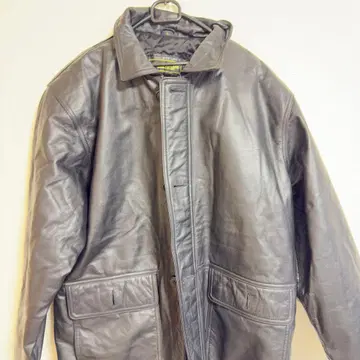 [천연 가죽] RECUERDO CLUB LEATHER JACKET 블랙