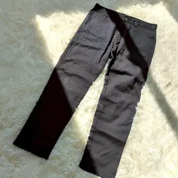 로데오 크라운 데님 팬츠 블랙 M 크롭 코튼 노움코어