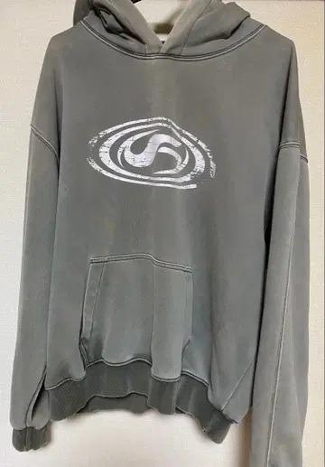 FILLUMINATE 페이드 가공 후드티 S 원단 얇음 한국