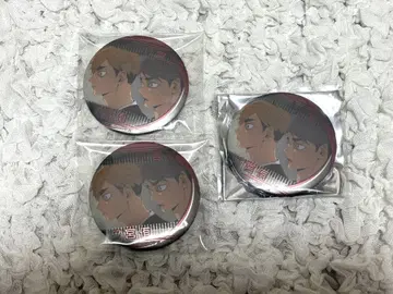 하이큐 명장면 캔뱃지 이나리자키 미야 아츠무 미야 오사무 3개 세트