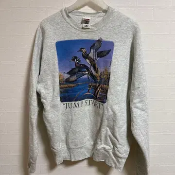 Fruit of the Loom 새 헤비 코튼 맨투맨 빈티지