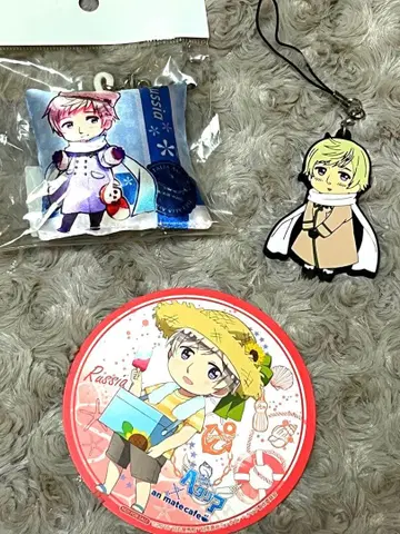 헤타리아 [ 러시아 ] 아크릴 키링 코스터 세트