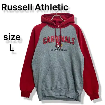 러셀 애슬레틱 후드티 맨투맨 바이컬러 래글런 슬리브 L