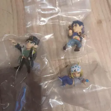 죠죠구 미니 피규어 3개 세트 캡슐 없음