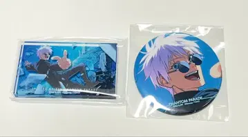 주술회전 팬파레 복권 고죠 사토루 캔뱃지 아크릴 블록 세트 판매