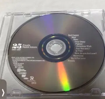 아무로 나미에 Finally DVD만 판매 새상품