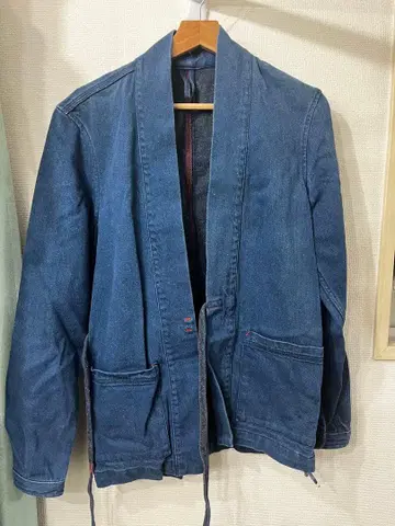 레어 덴함 데님 가디건 라이트 아우터 최근 모델 데님 자켓