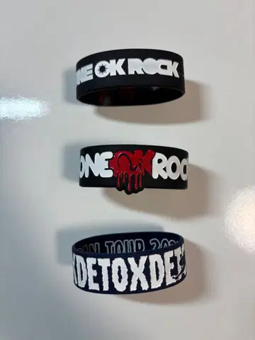 ONE OK ROCK 러버 밴드 3개 세트