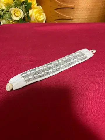 사미 순록 가죽 자수 팔찌