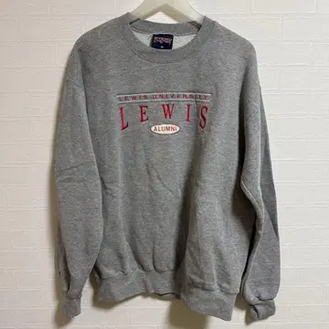 JANSPORT 맨투맨 루이스 대학 칼리지 로고 US 구제 의류 빈티지