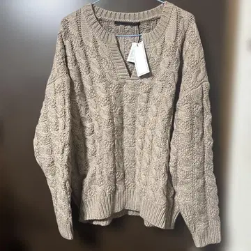 PAGEBOY 베이지 긴팔 니트 스웨터 F 사이즈 미사용 새상품