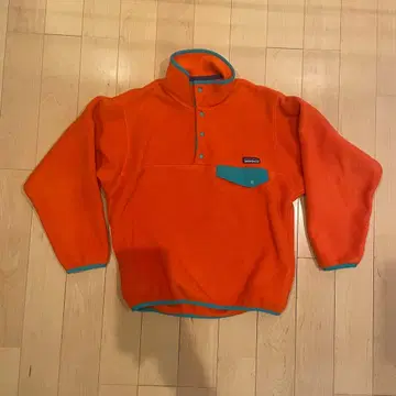 patagonia 플리스 자켓 오렌지