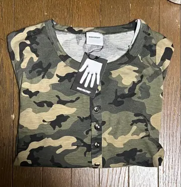 WISH FOR EVER 카모플라쥬 롱 T셔츠 M