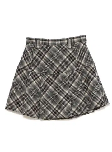 andmary 코코 체크 미니 플리츠 스커트 M