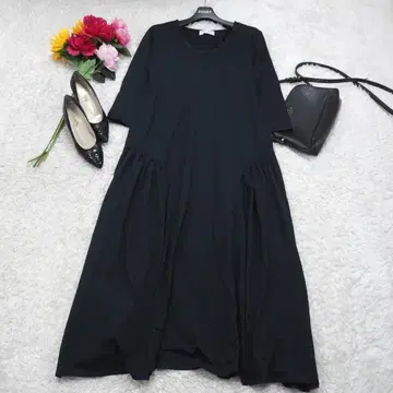 H244*Simplicite 심플리시티 맥시 롱 원피스 블랙