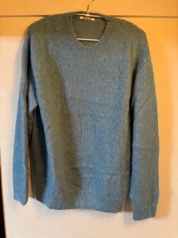 AURALEE BRUSHED SUPER KID MOHAIR KNIT