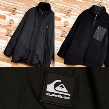 Quiksilver 보아 퀼팅 리버서블 자켓 L