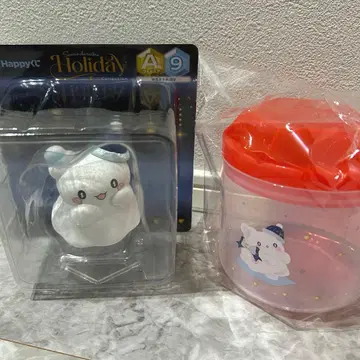 해피 복권 해피 복권 하나마루 유령 피규어 캐니스터 산리오