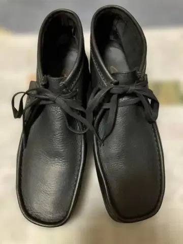 클락스 왈라비 에보 부츠 (블랙 가죽) 27.5cm