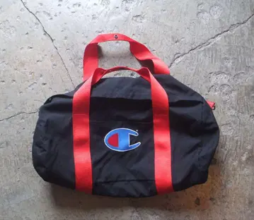 90s Champion 보스턴 백 블랙/빨간색