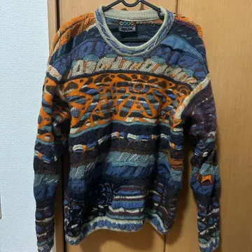 COOGI 크루넥 니트 M 100% 울