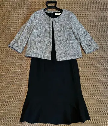 A.O. 아츠키 오오니시 원피스 9AR 블랙 x 그레이 포멀