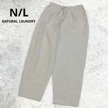 내추럴 런드리 N/L 린넨 팬츠 허리밴딩