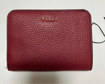 [새상품] 훌라 FURLA 지갑 2단 여성용 가죽 레드