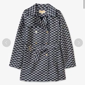 MICHAEL KORS MK 로고 트렌치코트