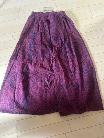 MALIAKA 코튼 롱 스커트 프리 사이즈