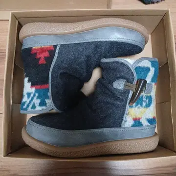 린 클로버 그레이/컬러풀 어그 부츠 LL 사이즈