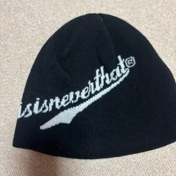 thisisneverthat 블랙 니트 모자