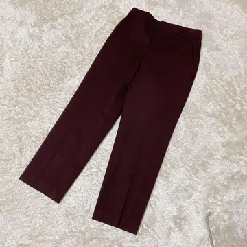 23구 MY STANDARD 스트레치 슬랙스 팬츠 44 사이즈 보르도