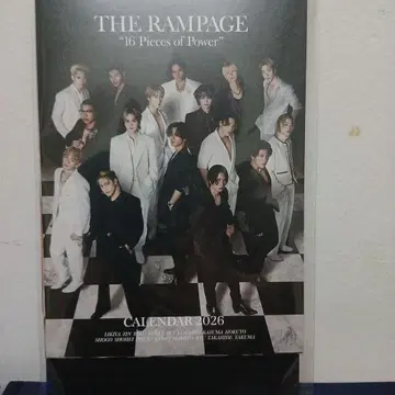 THE RAMPAGE 달력