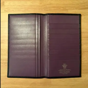 Ettinger 장지갑 블랙/퍼플