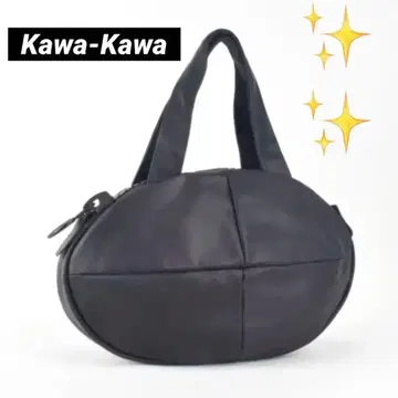 카와카와 타원 토트 블랙