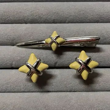 WEDGWOOD 웨지우드 타이피 커프링크스 스타 실버 컬러